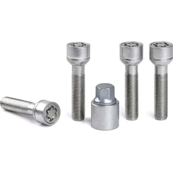 Autodoplněk Pojistné bezpečnostní šrouby M14x1,5x50 kulová R14, klíč 17, SICUSTAR VN550R14