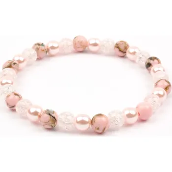 Náramek Moni dámský náramek howlit křišťál perla