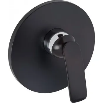 Vodovodní baterie Balance Black - sprchová podomítková baterie, černá 526558775