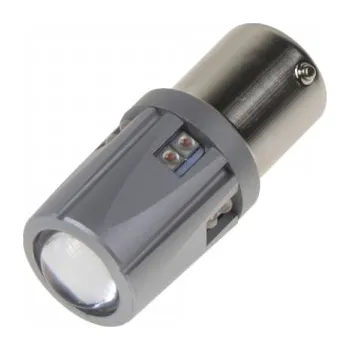 Autožárovka LED BA15S 12-24V, 60W (12x5W) oranžová