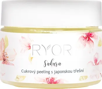 Tělový peeling RYOR Cukrový peeling s japonskou třešní Sakura 325 g