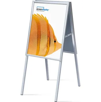 Jansen Display Interiérové reklamní áčko A2, ostrý roh, profil 20mm