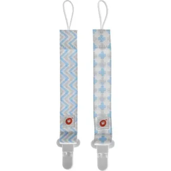 klip na dudlíky Kikko XKKO Klipy na dudlík 2ks Scandinavian Baby Blue