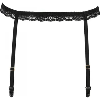 Passion Shelly Garter Belt Black Velikost S/M
