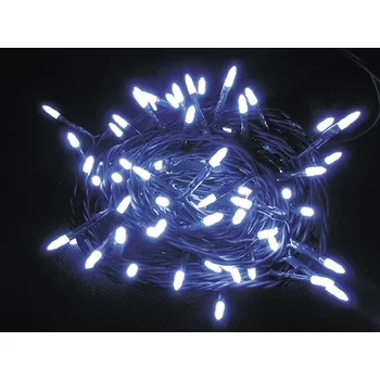 Vánoční dekorace SVĚTELNÝ ŘETĚZ 100 LED studená bílá