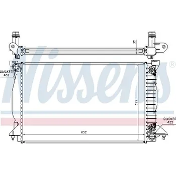 Chladič motoru Nissens 60303A