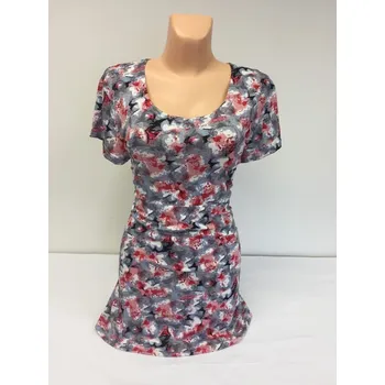 Dámská tunika Halenka ŠERAA, Barva Šedá, Velikost XL48, Materiál 96% Viskoza 4% Lycra