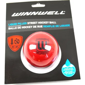 Zimní sport Balónek Winnwell Liquid Filled, červená, Hard Winnwell