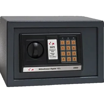 Trezor DEMA Digitální trezor 12 litrů 31x20x20 cm