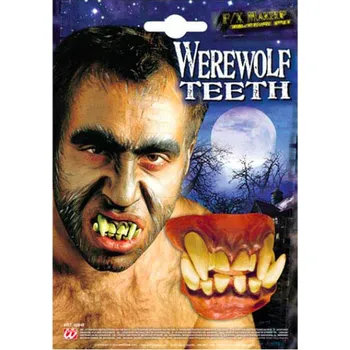 Karnevalový doplněk Widmann Gumové zuby vlkodlak/upír