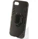 1Mcz Armor Ring odolný ochranný kryt s držákem na prst pro Apple iPhone 7, iPhone 8, iPhone SE (2020), iPhone SE (2022) černá (black)