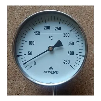 Kuchyňský teploměr Teploměr úhlový TU100 0-450°C stonek 100 mm