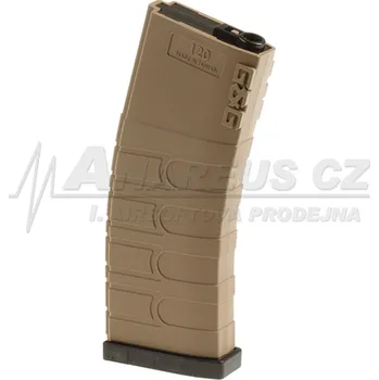 G&G Zásobník G&G na 120 ran pro M4/M16, tlačný, FDE/BK