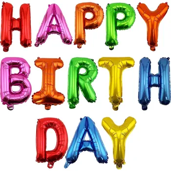 DAALO Narozeninové balónky - duhové