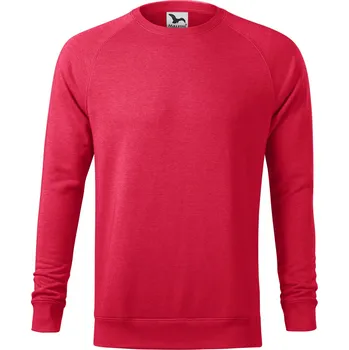 Pánský svetr Malfini Merger Pánská mikina 415 červený melír L