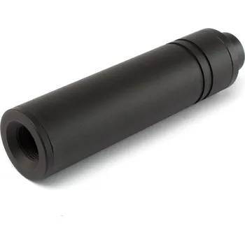 Sportovní střelba SLONG Airsoft Kovový tlumič 110 x 27mm s redukcí na +11mm závit (SL00321A)