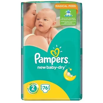 jednorázová plena Pampers New Baby Dry 2 Mini 76 ks