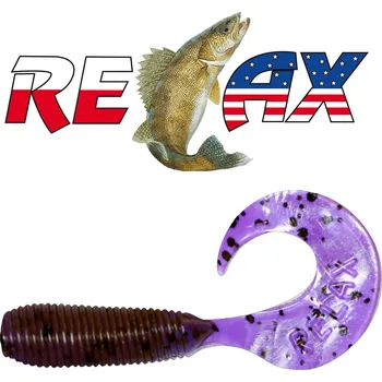 Umělá nástraha Relax - Gumová nástraha Twister 2 - Barva TS183 - blister box 8ks - 4,5cm