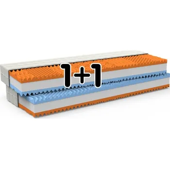 Matrace MPO FANTASY matrace s paměťovou pěnou (2 ks) 120x200 cm Pratelný potah Medico