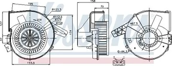 Ventilátor topení a klimatizace Nissens 87028