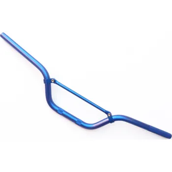 Řídítka pitbike řídítka s hrazdou - modrá