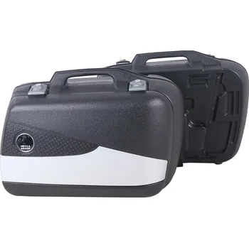 Zavazadlo na motocykl Boční kufry Hepco-Becker Junior 30 (2x30) 610233 00 09 (Sříbrný kryt)