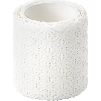 Lepicí páska Folia - Max Bringmann Washi bordura z rýžového papíru - motiv BÍLÉ KVĚTY