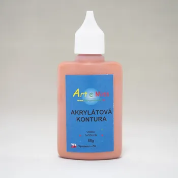 Výtvarná barva ARTEMISS Akrylátová kontura Vyberte velikost: 55g, Vyberte odstín: 94 bronzová