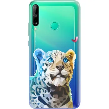 Pouzdro na mobilní telefon Odolné silikonové pouzdro iSaprio - Leopard With Butterfly - Huawei P40 Lite E