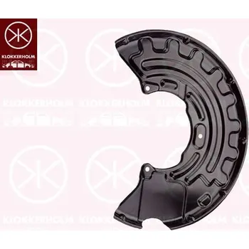 Brzdový kotouč Ochranný plech proti rozstřikování, brzdový kotouč KLOKKERHOLM 9545376