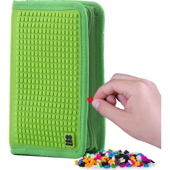 Pixie Crew Minecraft penál 1. p, zelený/hnědý