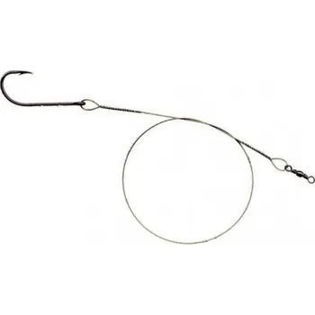 Mistrall ocelové lanko pro lov dravců 1 x 7 (7 kg) Green, Velikost 25cm, 2ks/bal