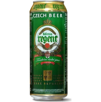 Pivo Regent Premium 12° 0,5 l plech