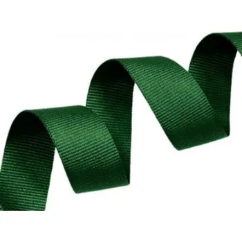 Galanterie Lemovka rypsová, tmavě zelená 20mm, metráž