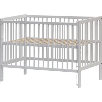 Dětská postýlka Scarlett Dominik se stahovací bočnicí 120 x 60 cm bílá