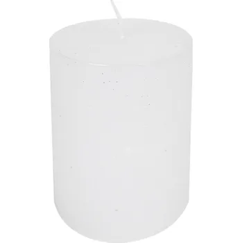 Svíčka Bílá nevonná svíčka XXl válec - Ø10*20cm