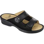 Boty Scholl VITALBA - černé zdravotní pantofle dámské