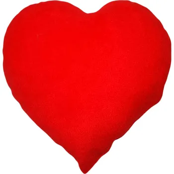 Dekorativní polštářek Velký červený polštář ve tvaru srdce