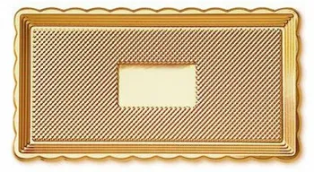 Alcas Medoro Servírovací tác 15 x 35 cm zlatý