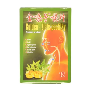 Přírodní produkt Guanxi Golden Zlaté pastilky 12 ks