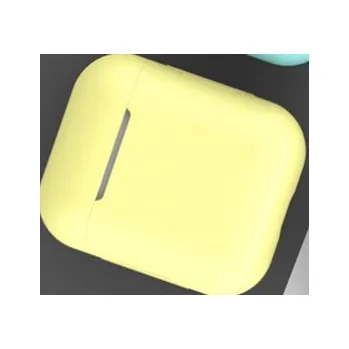 Sluchátka Silikonové pouzdro pro Apple AirPods žlutá