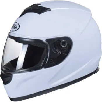 Helma na motorku Dětská moto helma integrální bílá - Dětská moto přilba Awina