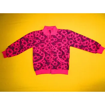 Dívčí mikina Arex, ČR Dívčí bavlněná mikina Květy Barva: růžová, Velikost: 104