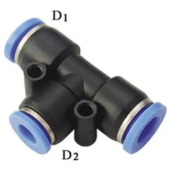 Redukovaná T-spojka 6/4/6 mm