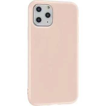 Pouzdro na mobilní telefon Lesklý kryt z měkkého plastu pro iPhone 11 Pro Max - růžový