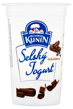 Mlékárna Kunín Selský jogurt čokoládový 200 g