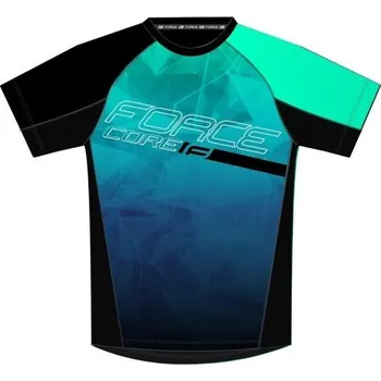 cyklistický dres Force dres MTB CORE dámský (modrá)