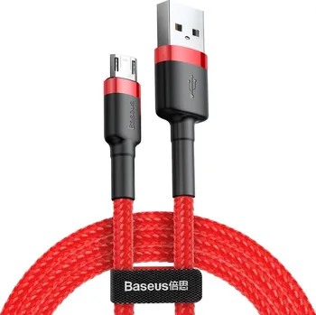 Datový kabel Baseus Cafule microUSB 3.0 1 m červený