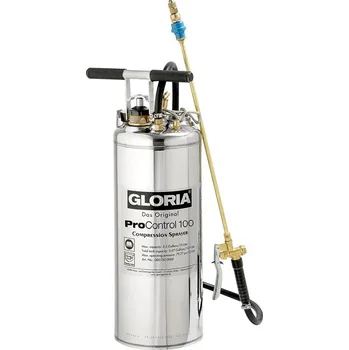Postřikovač Gloria ProControl 100 10L postřikovač tlakový 6 bar nerez manometr