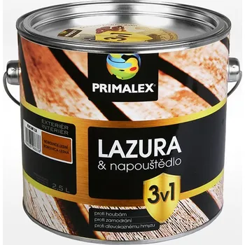 Primalex Lazura 3v1 5 l, teak tmavý